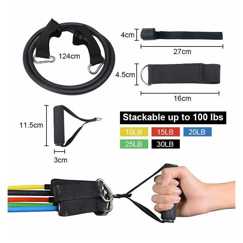 Acquista Bande Elastiche 10 Pezzi | Kit Bande di Resistenza