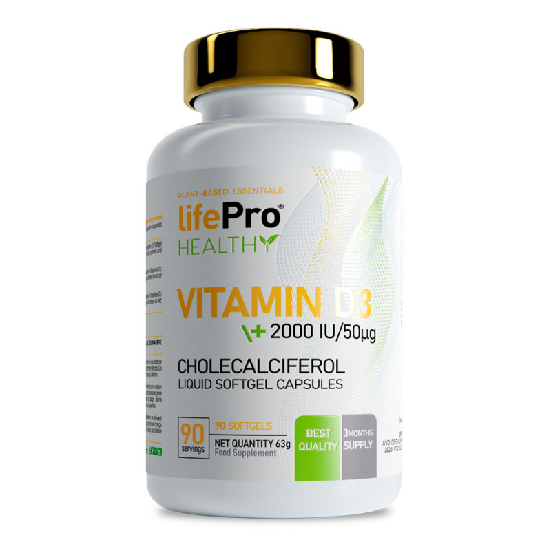 Life Pro Vitamin d3 2000ui 90 Softgels