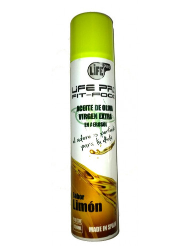 Life Pro Fit Food Aceite Spray Sabor Limón 250 Ml.