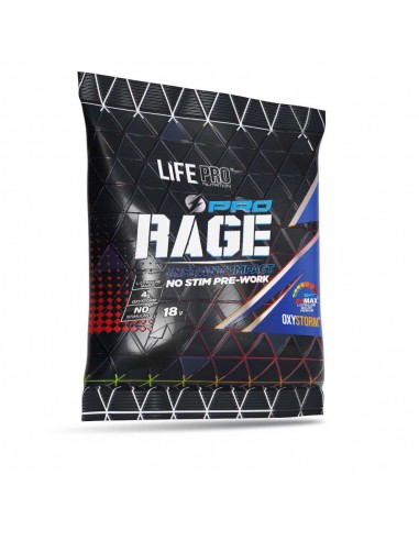 Life Pr Rage Pro 18g Caffeine Free Sample