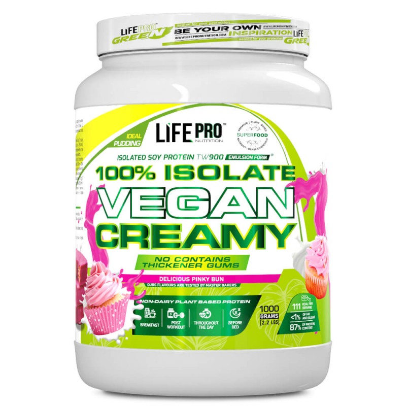 Comprar Proteína Vegetal  Life Pro Isolate Vegan Creamy 1kg