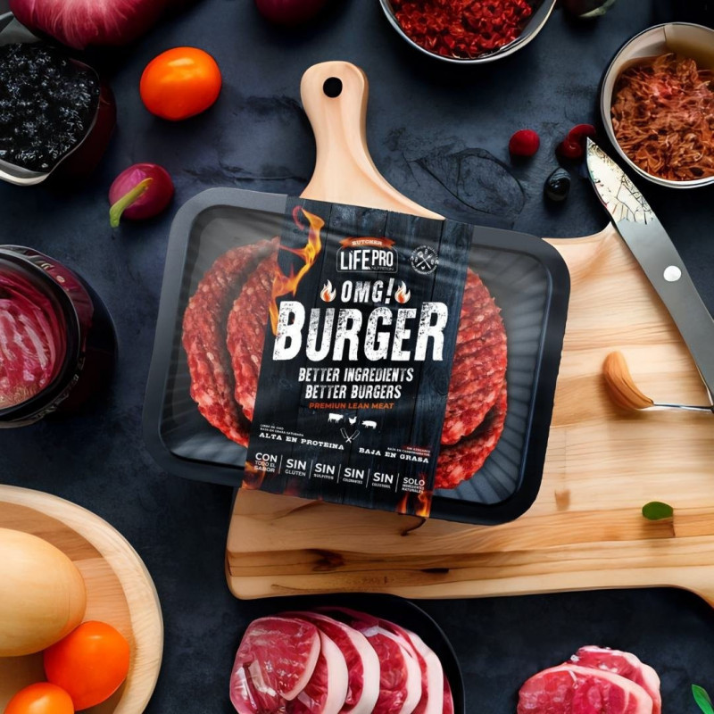 Comprar Hamburguesas Proteicas de Ternera Online | 4x100g
