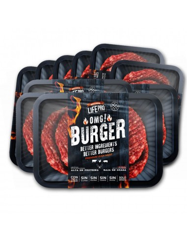 Pack Of 10 Trays Of Protein Chicken Burgers