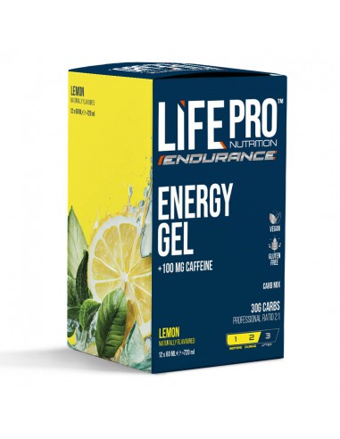 Life Pro Endurance Caffeine Energy Gel 12X60Ml