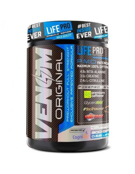LIFE PRO NEW VENOM FULL STRENGHT PRE-WORKOUT 300G