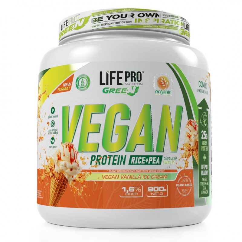 LIFE PRO VEGAN PROTEIN 900G ORGANIC...