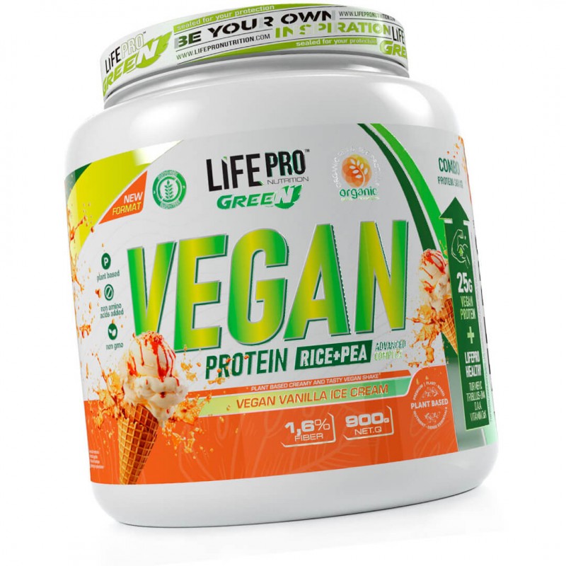 LIFE PRO VEGAN PROTEIN 900G ORGANIC...
