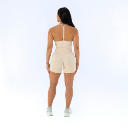 Women's high-support sports top | LIFE PRO TOP DUNE PEACH