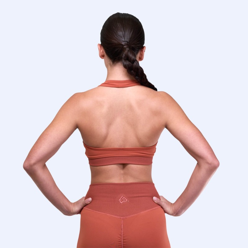 PureCore Etruscan Red Women's Sports Bra | Life Pro