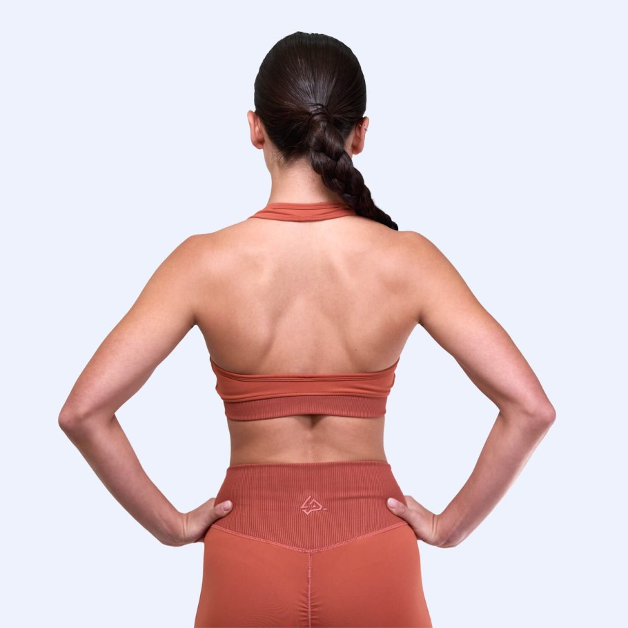 PureCore Etruscan Red Women's Sports Bra | Life Pro