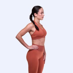 PureCore Etruscan Red Women's Sports Bra | Life Pro