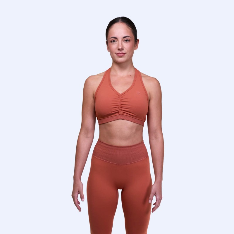 PureCore Etruscan Red Women's Sports Bra | Life Pro