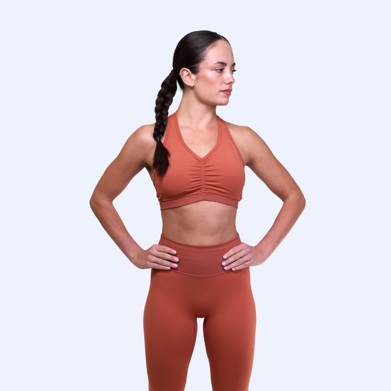 PureCore Etruscan Red Women's Sports Bra | Life Pro