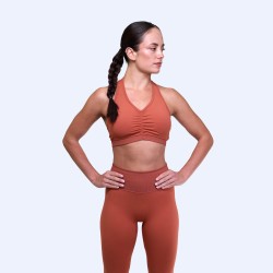 PureCore Etruscan Red Women's Sports Bra | Life Pro