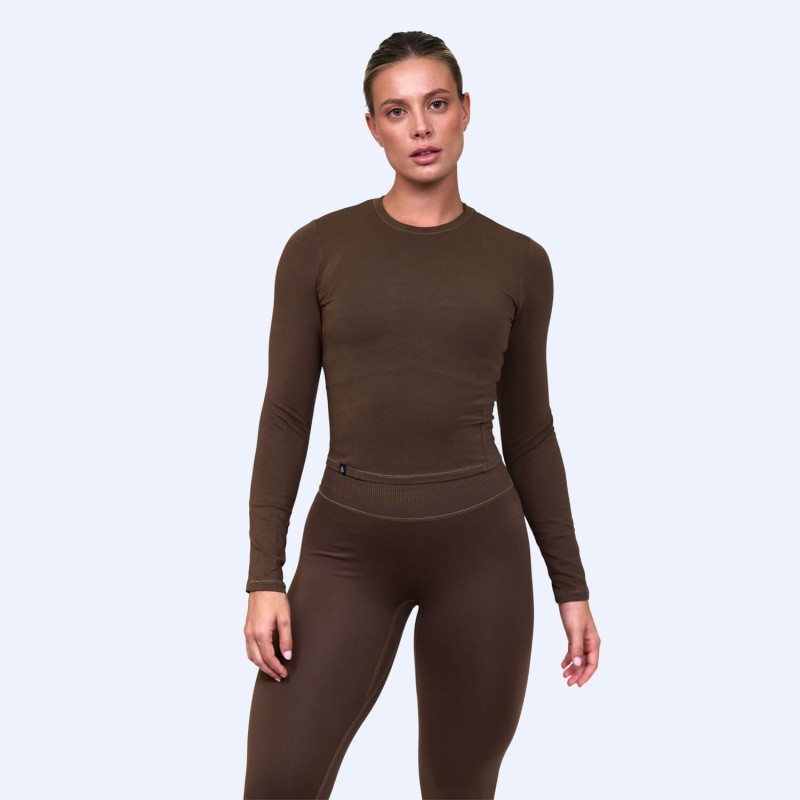 Life Pro Long Sleeve PureCore Warm Brown | Life Pro