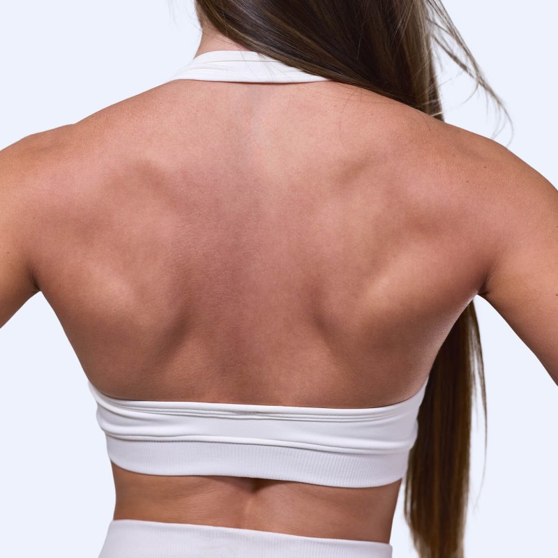 White Women's Sports Bra PureCore Whisper | Life Pro