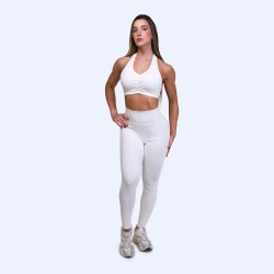 White Women's Sports Bra PureCore Whisper | Life Pro