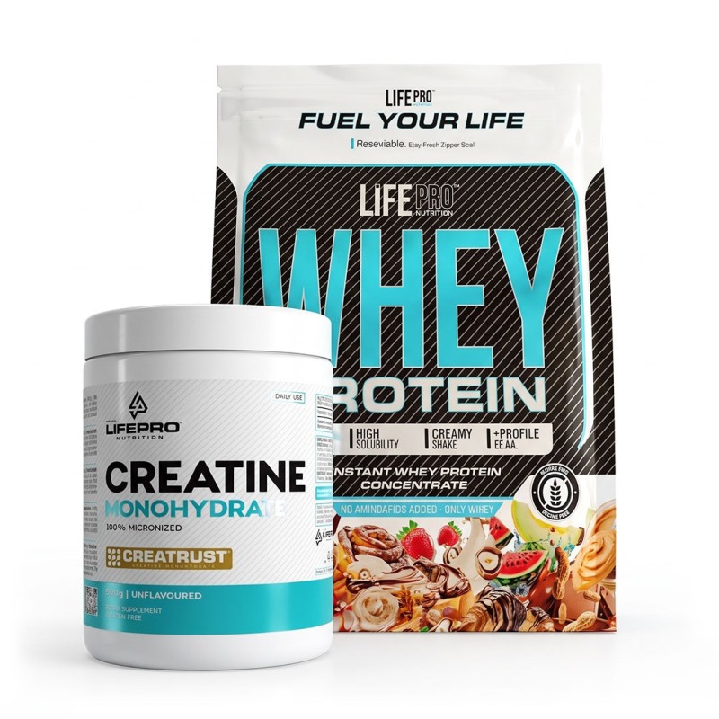 Life Pro Whey 1.600g + Creatrust® 500g | Pack