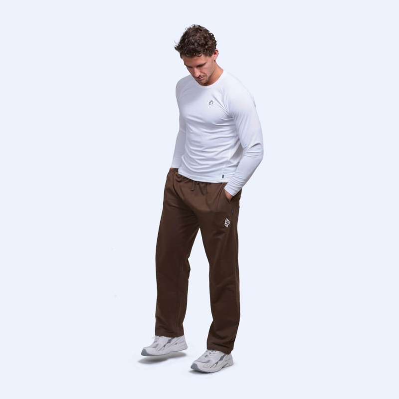 Life Pro Wide Leg Pants PureCore Warm Brown | Life Pro