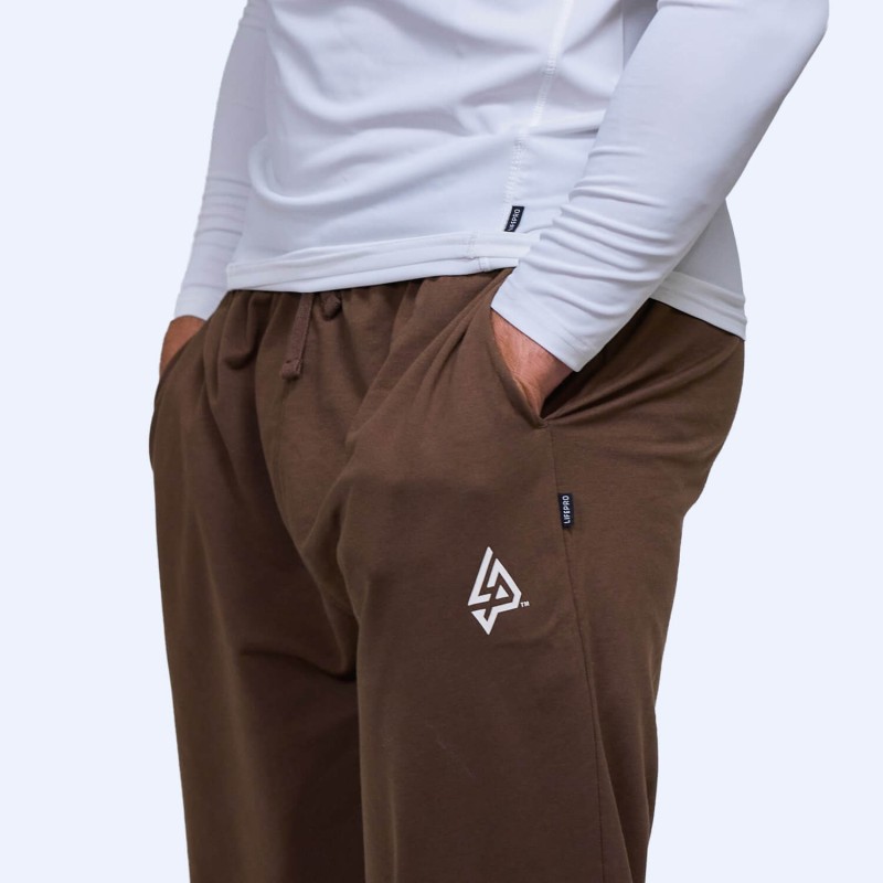 Life Pro Wide Leg Pants PureCore Warm Brown | Life Pro