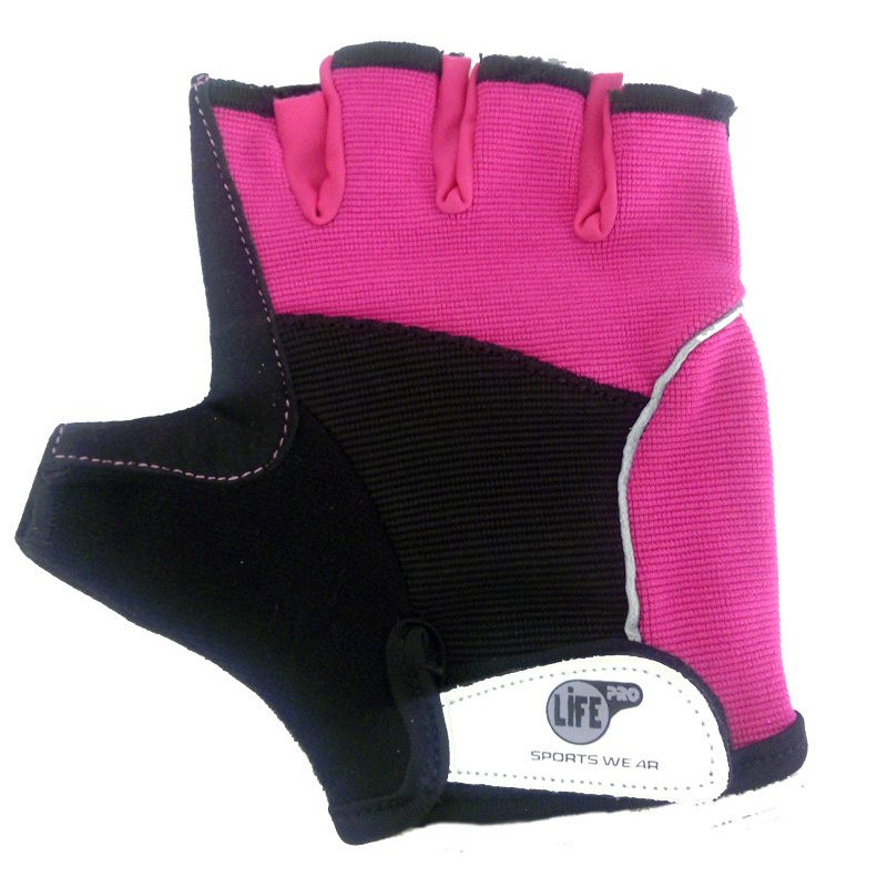 Acheter Gants Life Pro Sportswear Rose Noir en ligne