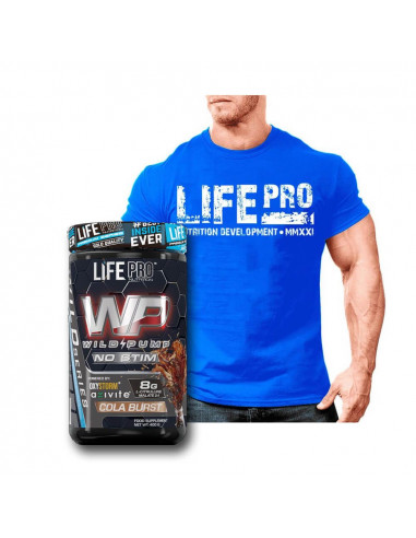Life Pro Wild Pump Non Stimulant 400g + T-Shirt Born To Be Wild