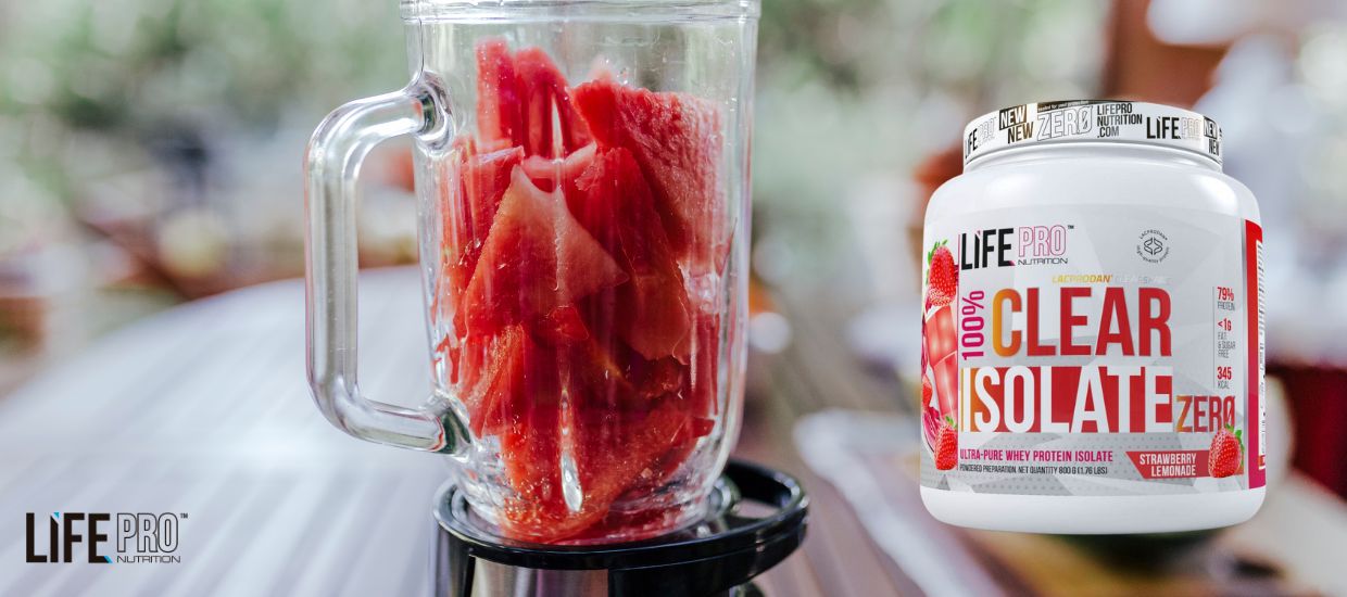 Watermelon popsicle recipe with Life pro Clear Isolate