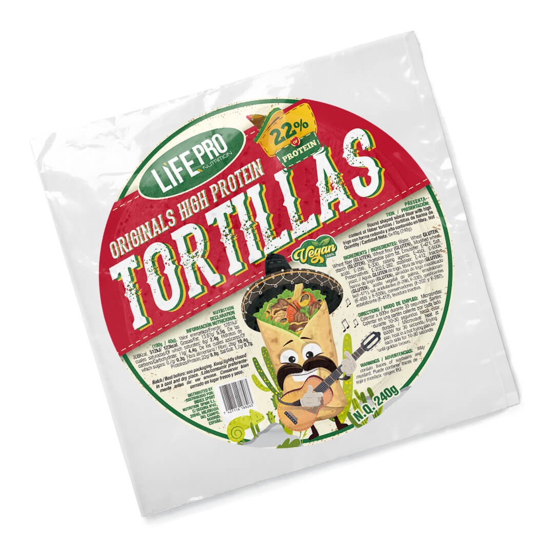 Life Pro Fit Food Tortillas High Protein 6x40g Life Pro Fit Food Tortillas High Protein 6x40g
